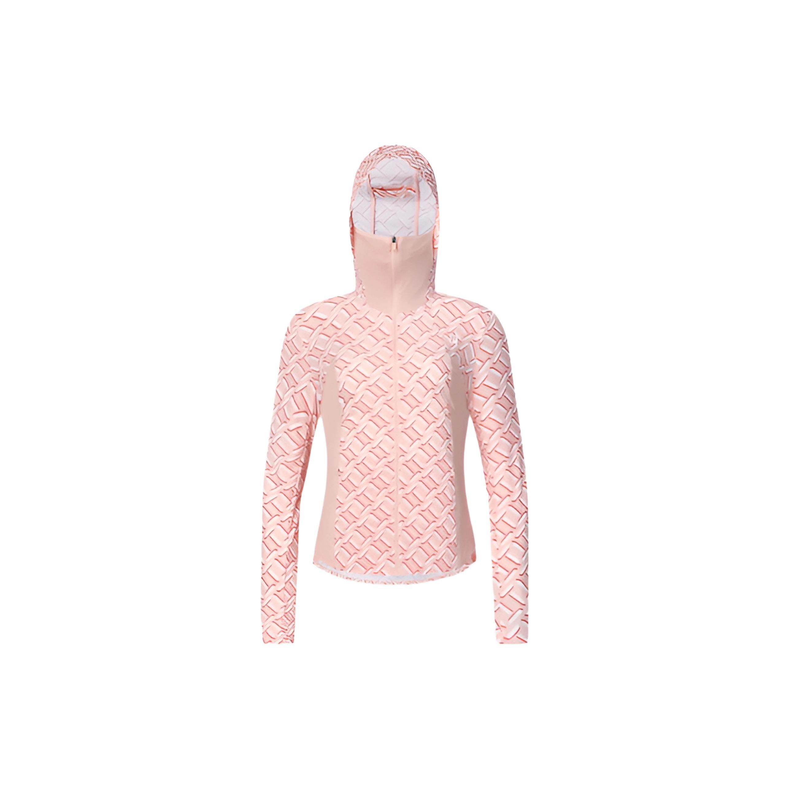 

Fila Куртка на молнии с капюшоном с длинным рукавом серии Golf Женские куртки Розовая A11W425508F-ZA S