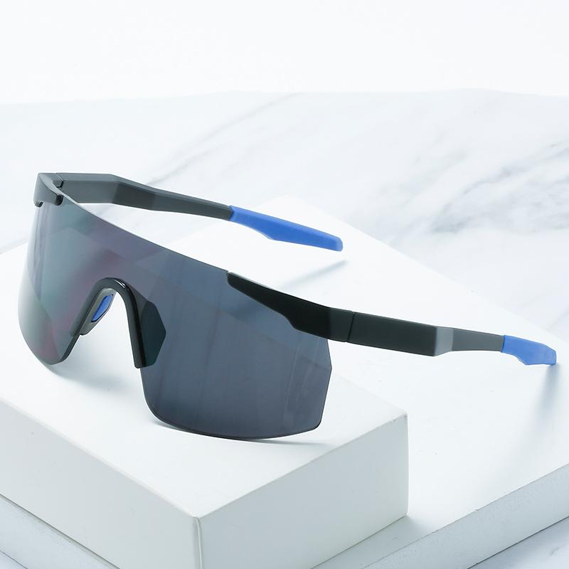 Colorful Bicycle Glasses Men'S Personality Trend One-Piece Sunglasses Outdoor Sports Sunglasses