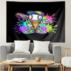 Baseball Print Tapestry, Backdrop, Easy Setup, Ideal for Bedroom, Office & Living Room, with Aesthetic Wall Hanging Decor.