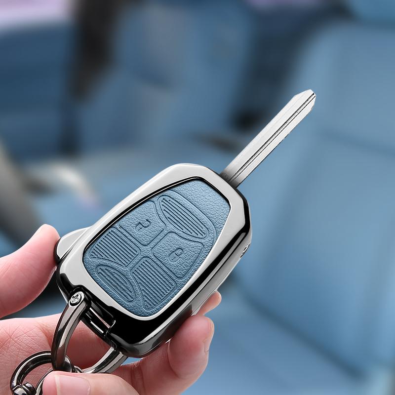 Mpxf10 Car Key Case Cover For Jeep Renegade Grand Cherokee Chrysler 300 PT Dodge JCUV Caliber Nitro Wrangler Compass Patriot Liberty