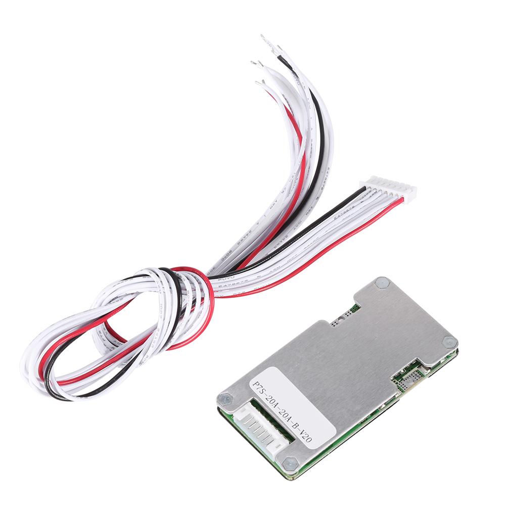 

24V 20A 7S Lithium Li ion 18650 Плата акумулятора з балансуванням