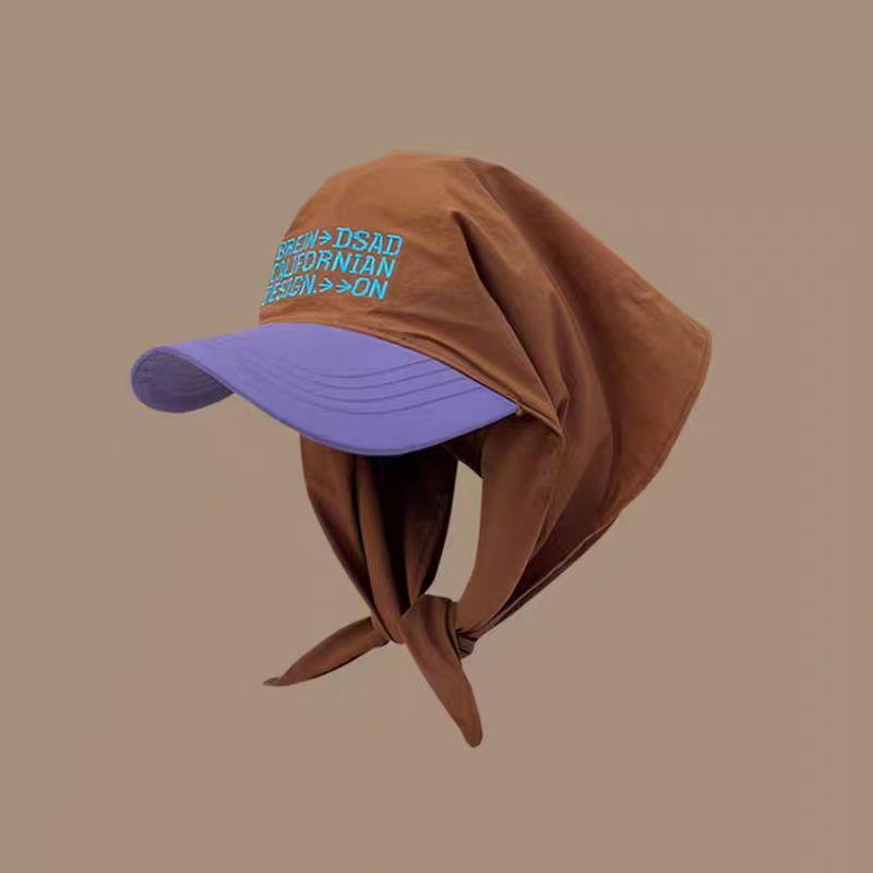 

Быстросохнущая солнцезащитная шляпа с ремешком, новый солнцезащитный платок для женщин, весна-лето, отдых на природе, индивидуальность, будет носить утиную шляпу M（56-58cm） темно-коричневого