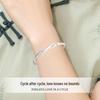 Zhou Baifu Mobius Silver-Plated Bracelet for Women