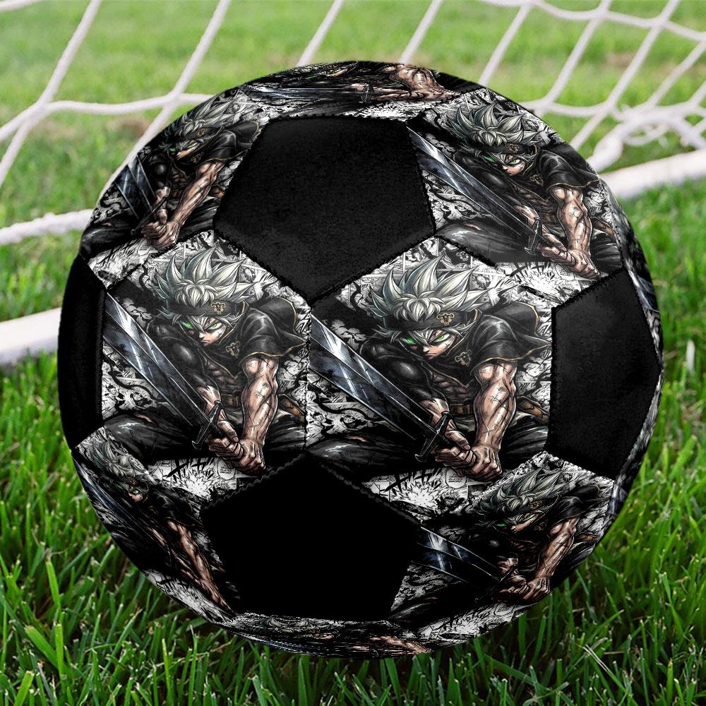 1pc Black Clover Soccer Ball Size 5 Indoor Soccer Ball Fashion Colorful Backyard Game - Great For Sports Fans Gift HE3