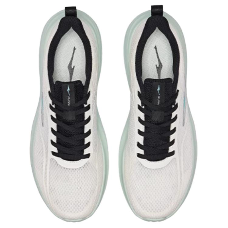 Erke Ce Xing 2 Comfortable Trendy Breathable Durable Low-Top Casual Running Shoes Men sneaker White Green 51125103469-004