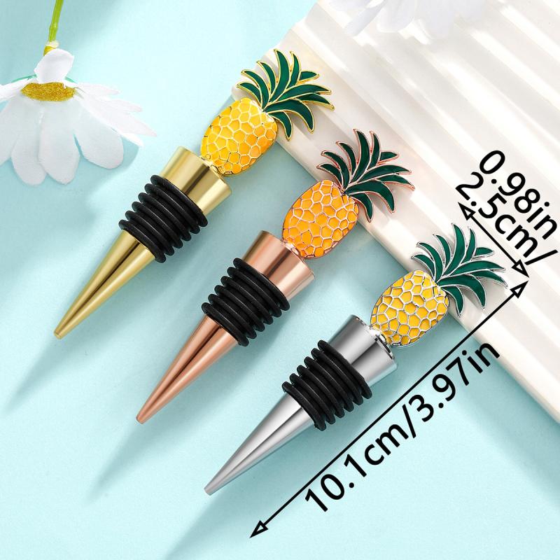 Creative Pineapple Red Wine Stopper Bottle Stopper Wine Preservation Stopper Wedding Party, Birthday Gift For Friends And Family