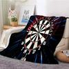 Darts Pattern Flannel Throw Blanket Blank Soft Warm Series and Ice Fire Darts Fashion Flannel Warm Sofa Bed Camping Kids Gifts