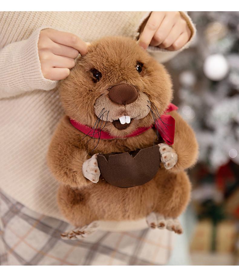 Nezha Reborn Plush Screaming Marmot Cotton Doll - Cute Birthday Gift