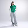 New MLB Baseball Jacket Coat Women's Green 3FJPV0134-07GNL