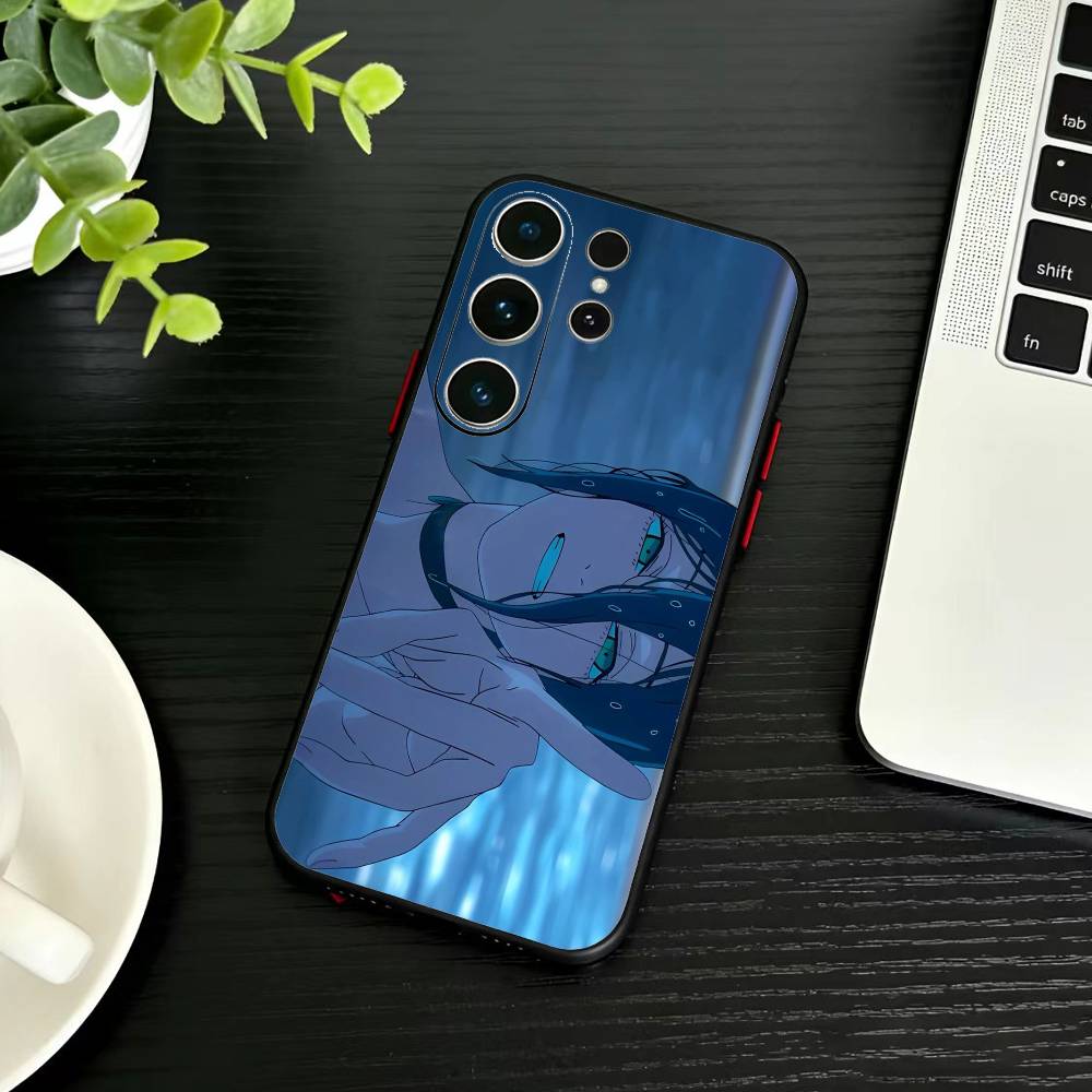 R-Reze C-Chainsaw Man Phone Case For Samsung S26,S25,S24,S23,S22,S21,S20,Ultra,Plus,FE Black Soft Cover