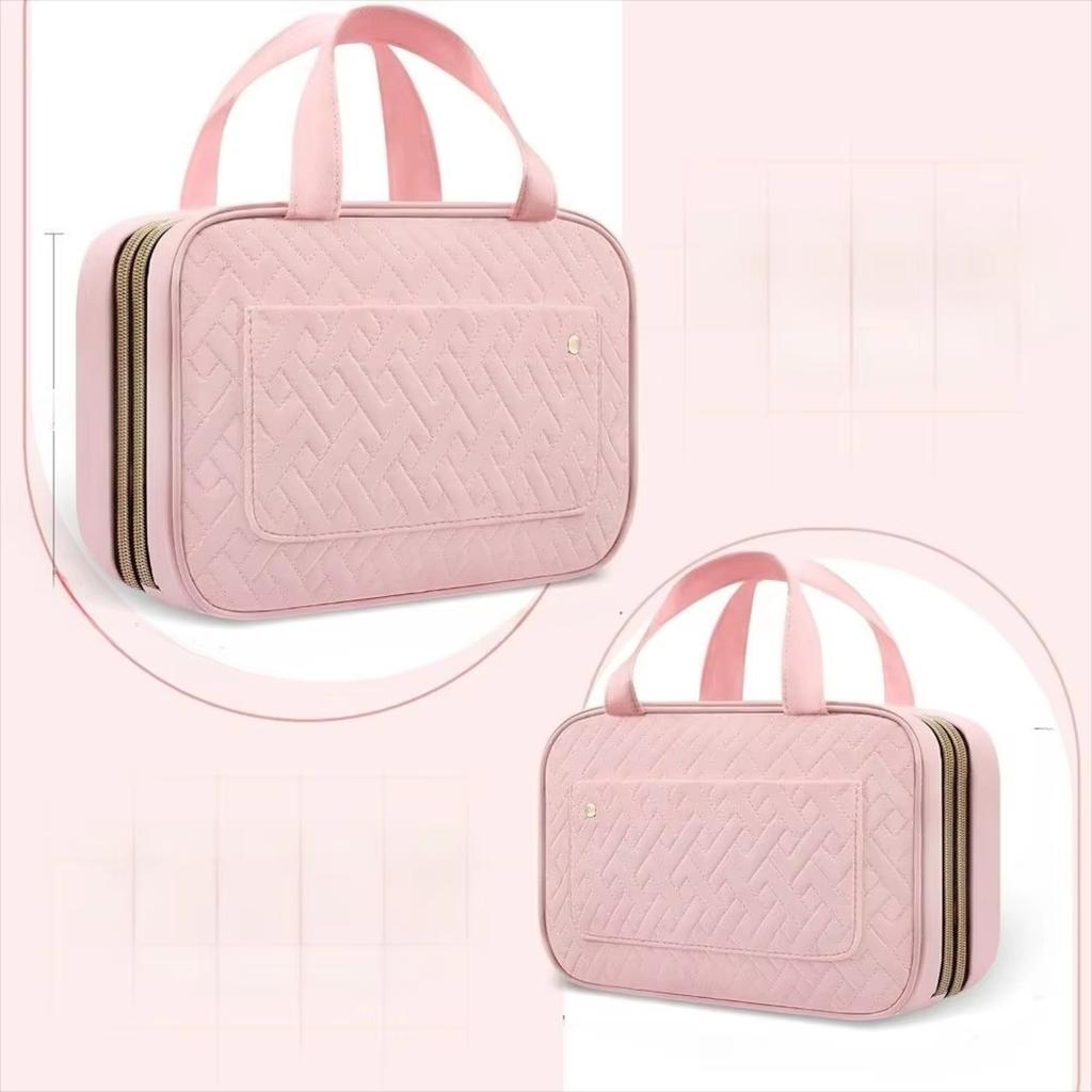 Foldable Makeup Bag Women Travel Organizer Hanging Toiletry Cosmetic Bag Make Up Beauty Pouch Men Bathroom Storage