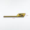 Emblema Logo 3D ABS Cromato Nero Giallo Rosso per Bagagliaio Posteriore Auto GT R S C Emblema Per Mercedes AMG GTR GTC GTS C190 Adesivi Auto