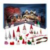 2025 Christmas Gnomes Advent Calendar 24 Days Countdown Box with Dwarf Figures Holiday Home Decoration Gifts
