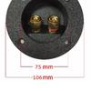 2 pcs DIY Home Car HIFI Stereo 2 way Subwoofer Speaker Box Terminal Round Cup Connector Binding Post For 4mm Banana Plugs