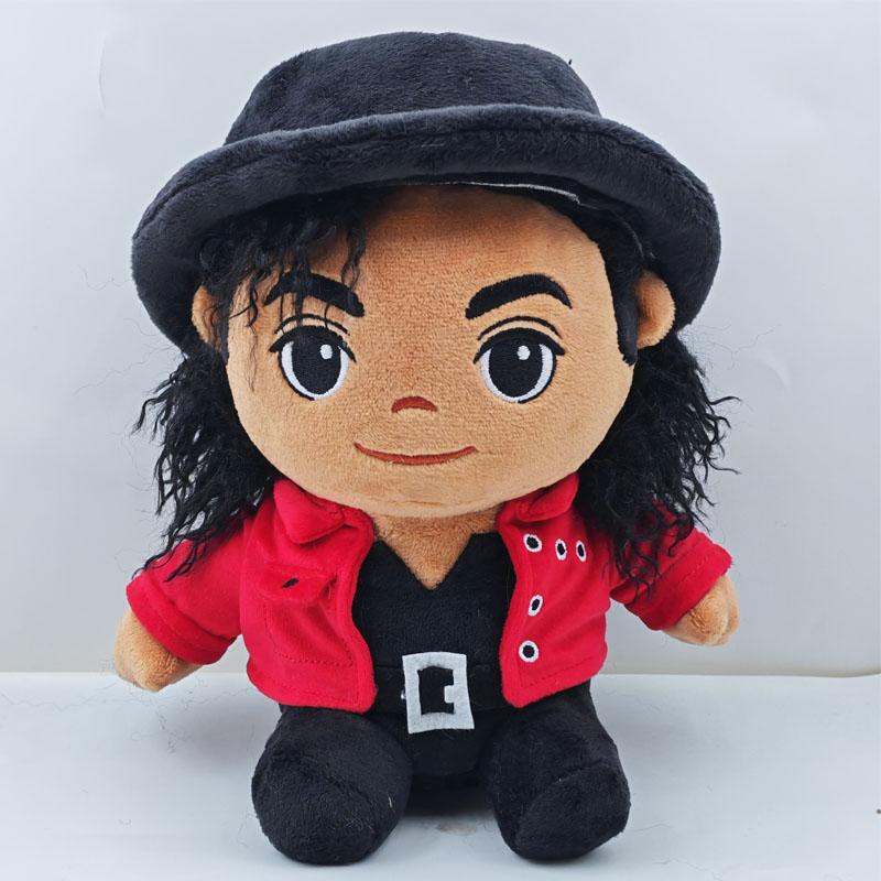 Rote Michael Niedliche Plüschpuppe Weiches Kuscheltier Sammlerfigur Für Michael Musikfans Heimdekoration Innenraumdekoration 25cm