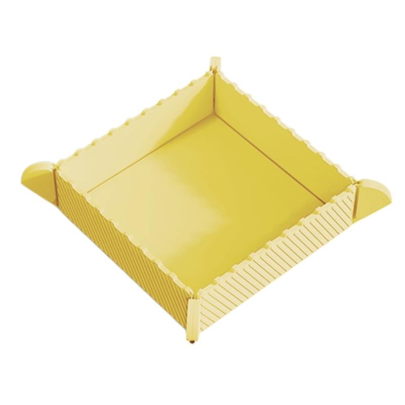 

Складной силиконовый органайзер с магнитной основой для устойчивого размещения на металлических поверхностях. Идеально подходит для маленьких кухонь и путешествий. жёлтый