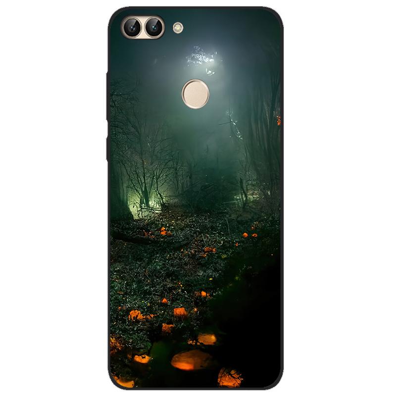 For Huawei P Smart 2018 FIG-LX1 PSmart Case For Huawei P Smart 5.65inch Case TPU Soft Silicone Cute Wolf Back Cover Phone Case