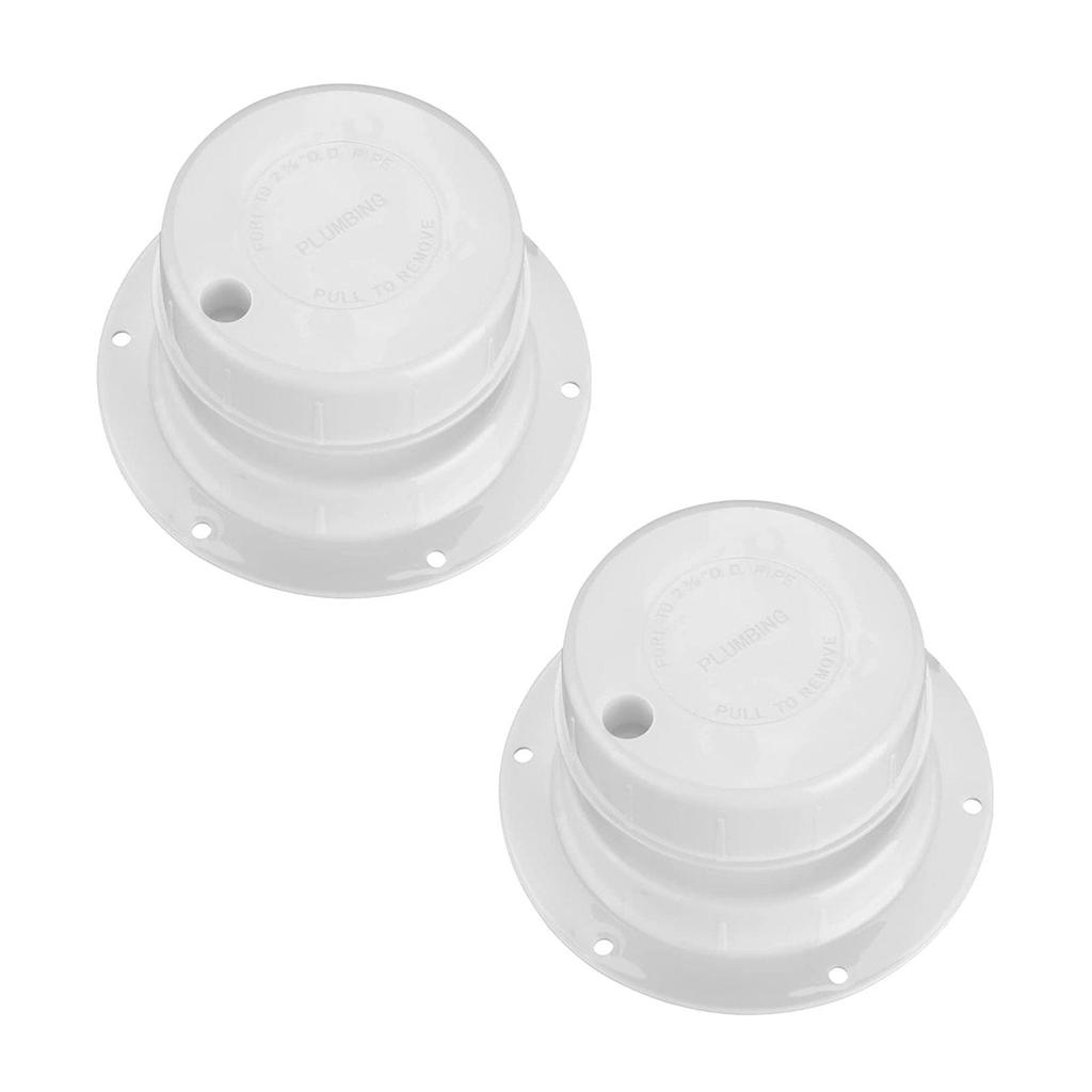 Camper Plumbing Vent Cap Easy Installation White Sewer Vent Replacement Covers for RV Motorhome Trailer Roof