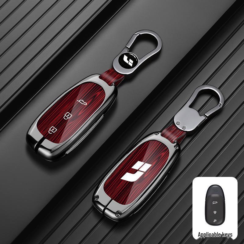 Premium Metal Shell Key Case for Ideal L9/L8/L7MAX - Car-Specific Protection with Buckle