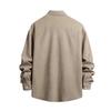 Men's  And Winter New Fashion Shirt Coat Lattice Stitched Shirt