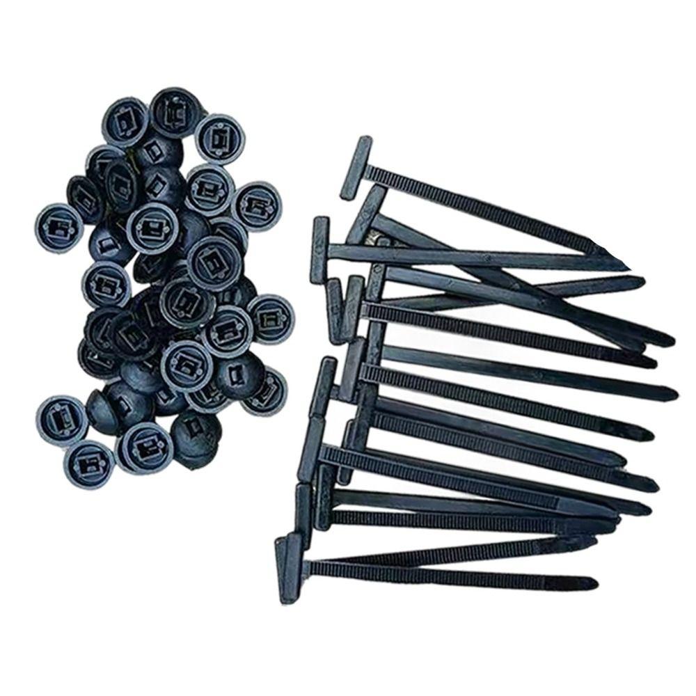 20/50100Pcs Multipurpose Heavy Duty Nylon Zip Ties Nylon Buckle Tie Holder  Car Daily Repair