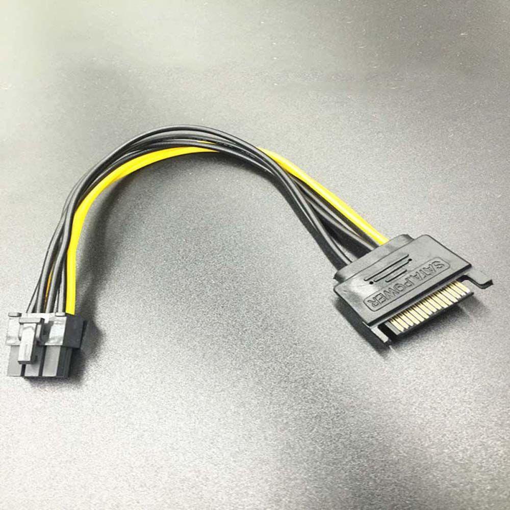 Male to Female SATA Adapter Cable SATA Power Cable Graphics Card Power Cord Video Card Power Cable