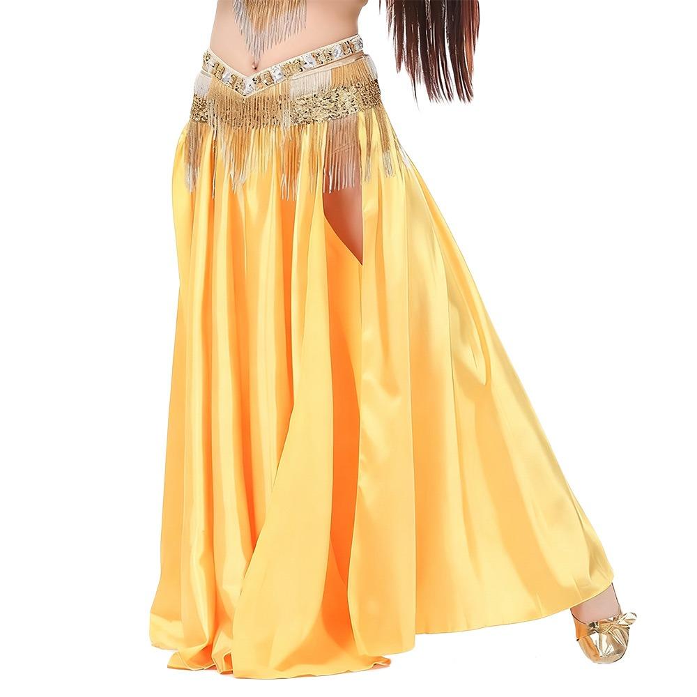 Tassels Dancing Skirt Shining Belly Dance Skirt Fashion Show Costumes Women