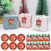 Decoration Package Label Biscuit Santa Claus Gift Paper Sticker Seal Labels Christmas Stickers