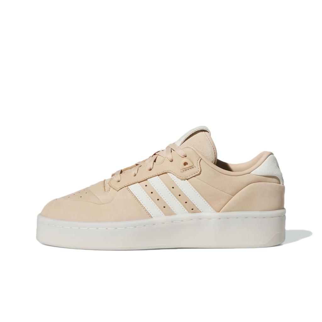 Adidas Rivalry Lux Low Magic Beige Unisex Sneakers Tan Ivory Active-Green IH0255