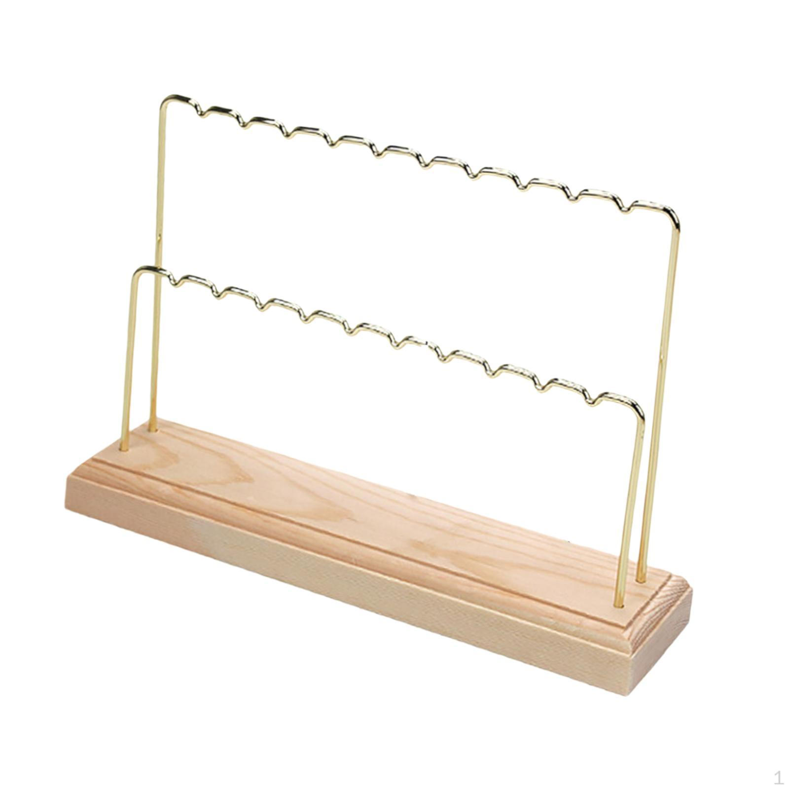 

Держатель для сережек, органайзер для сережек, подвесная полка для хранения украшений 2 Tiers