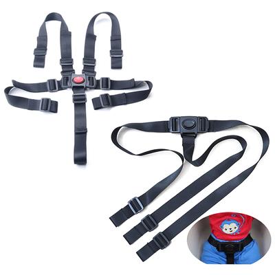 Cintura di sicurezza per seggiolone da pranzo per bambini Cintura per seggiolone da 3/5 punti Accessori per passeggini per bambini Seggiolone Cinture per passeggini