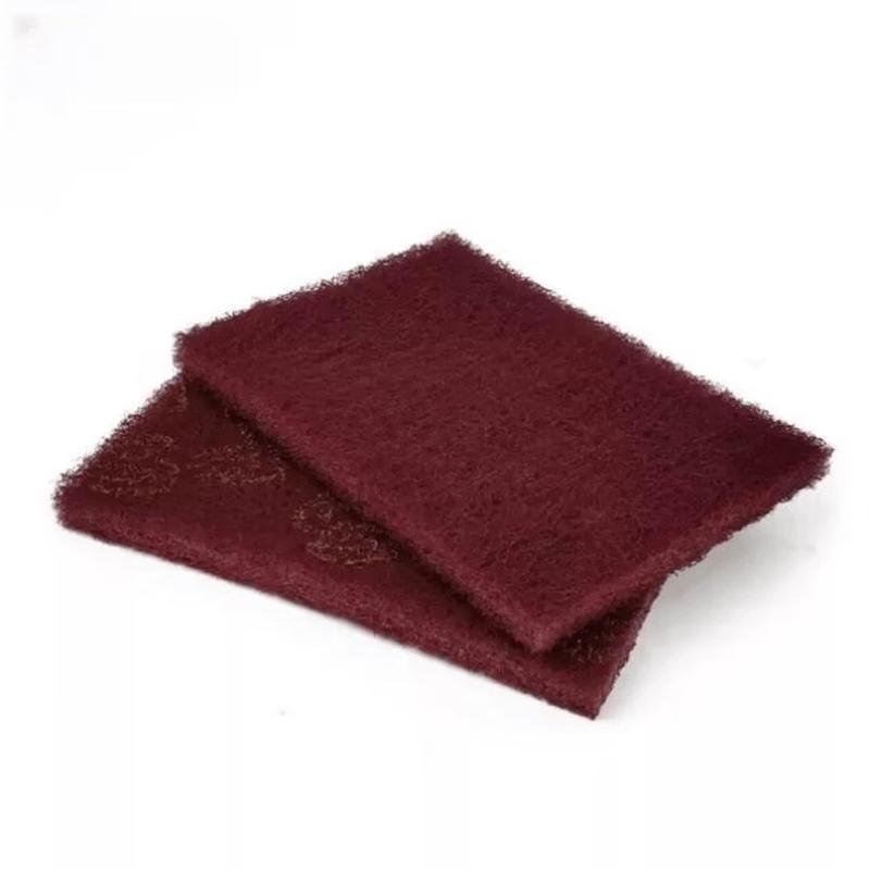 Rongyu Industrial Scouring Pad, Red, Medium Grade