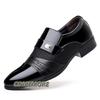 Men's Patent Leather PU Casual Loafers Business Dress Shoes All-Match Luxury Designer Wedding Shoes Spring Autumn Large Size 48