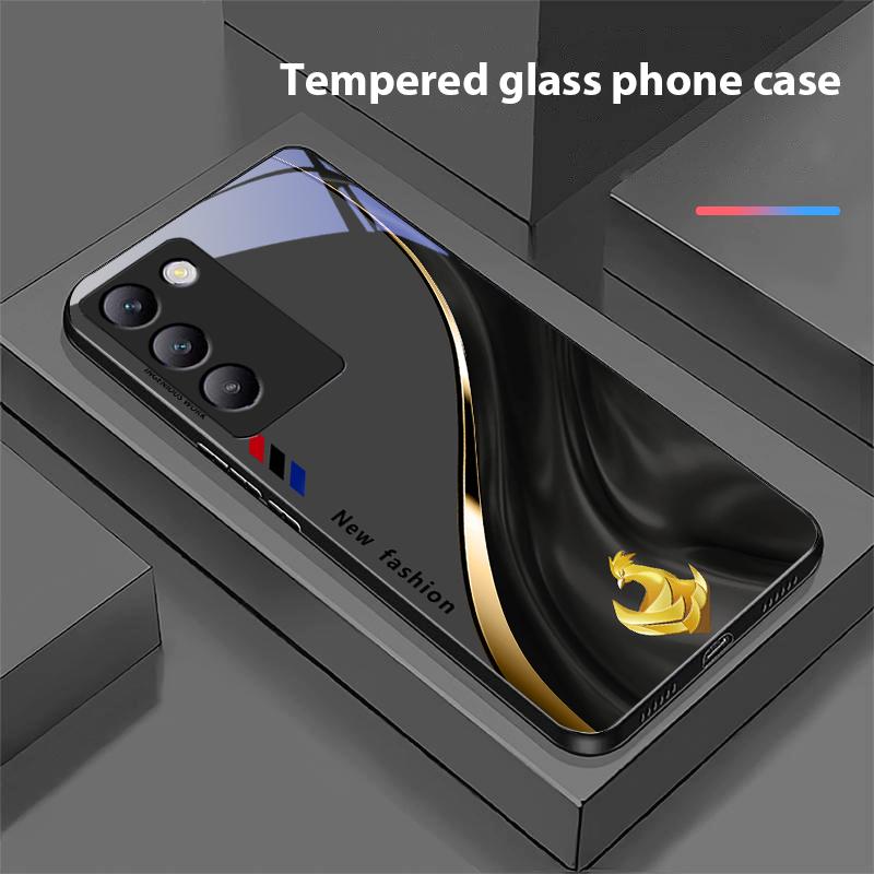 

Starlight Zodiac For Y72 33S 11 03 36 96 Lite 35 16 Iqoo 12 V40 SE 5G 29 40 21 30 X80 Pro Vivo Tempered Glass Phone Case Black For vivo Y16