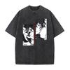 Hot Anime Black Clover Asta And Yuno Cool Printed T-shirt Men Women Classic Tshirts Harajuku Male Washed Cotton Manga T Shirt