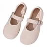 Frosted Word with Mary Jane Shoes Women's Autumn New Round Head Shallow Mouth Single Shoes Flat Sole Single Shoes