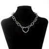Chain On The Neck Thick Massive Chunky Choker Grunge Girl Chokers Goth Jewelry Kpop Aesthetic Decorations For Women Accessories