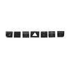 Autocollants Boutons De Climatiseur De Console De Voiture, Garniture Pour Mercedes Benz Gla, Xachcla, C117, Classe A B, W176