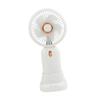 Tragbarer Handventilator Wiederaufladbar Sommergeschenk Leiser Kleiner Handventilator Mini Schreibtischventilator zum Arbeiten Zuhause Camping Büro Angeln