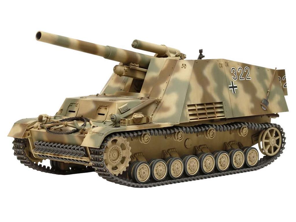 Tamiya 1/35 Military Miniature Series No. 367 German Heavy Self-Propelled Howitzer Hummel Late Model Plastic Model 35367