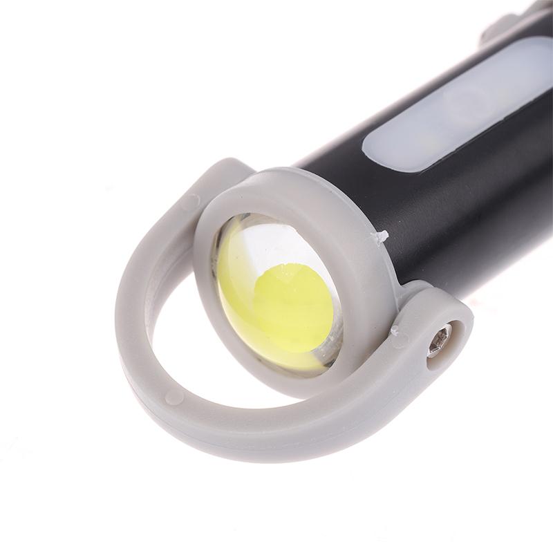 Rechargeable Led Keychain Light Mini Flashlight, Waterproof Work Light For Outdoor Camping Fishing Emergency Usb Charging