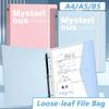 Detachable Data Booklet Loose Leaf Office Storage Booklet Simple Exam Paper Storage Bag  Gift