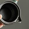 Teiera Nera in Argilla da 200ml con Manico Laterale Set Creativo in Ceramica per Tè Kung Fu