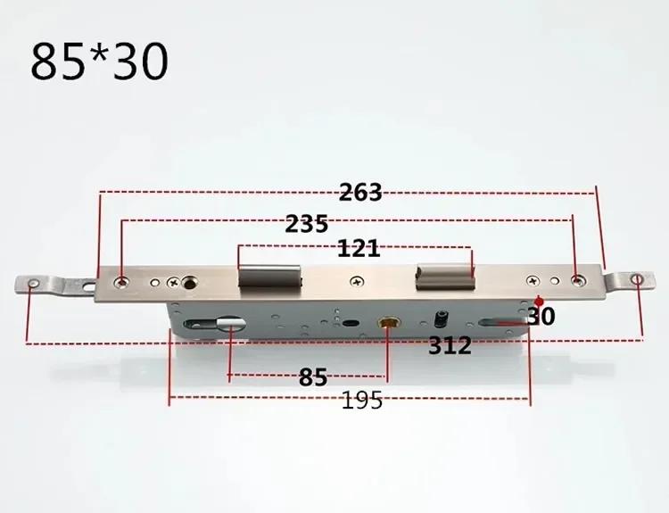 Aluminum Alloy Door Lock Body Margin 8534 8530 9230 9234 Lift Handle Lock It for 32mm Lock Cylinder