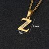 Initial A-Z Letter Name Pendant Female Gold Color Stainless Steel Small Alphabet Necklace For Women Jewelry Birthday Gift 2025
