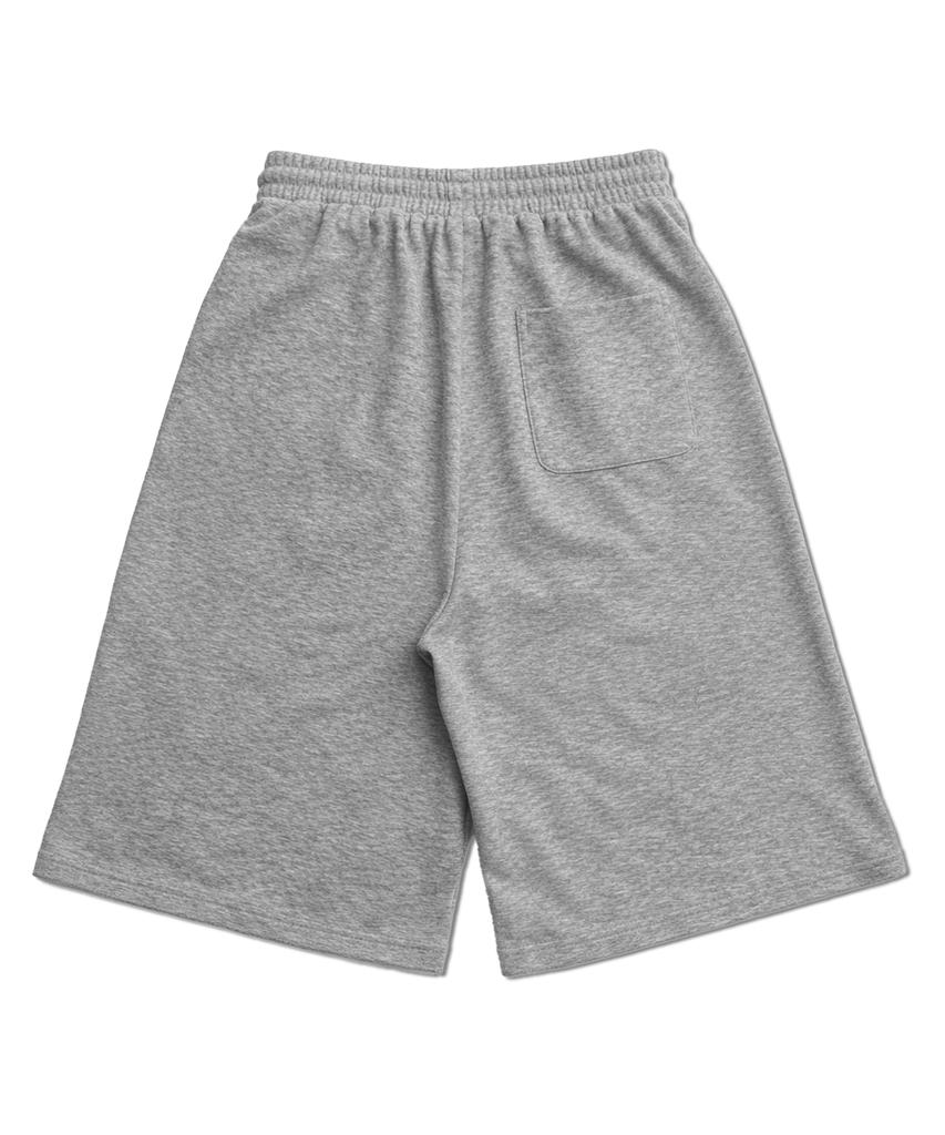 Eonoideu Single-Pleat Bermuda Sweat Shorts Lq7Pu491_Melange Grey