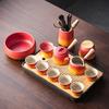 Household Kung Fu Tea Set Portable Gradual Change Teapot Set Bubble Business Gifts