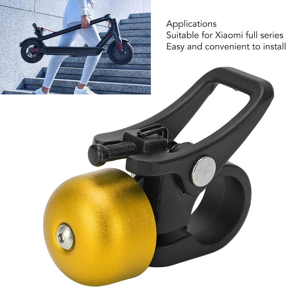 Scooter Aluminum Alloy Crisp Clear Sound Compact Bike Handlebar Horn for