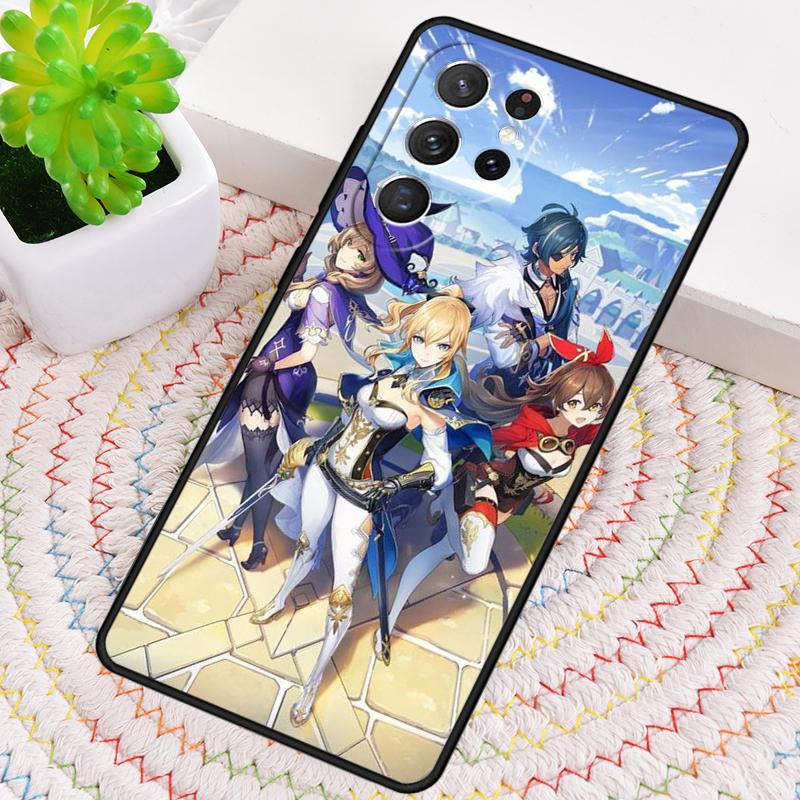 Genshin Impact Soft Silicone Phone Case For Samsung Galaxy Note 10 Pro S26 S25 S24 S23 S22 S21 Plus S25Ultra Capa Cover