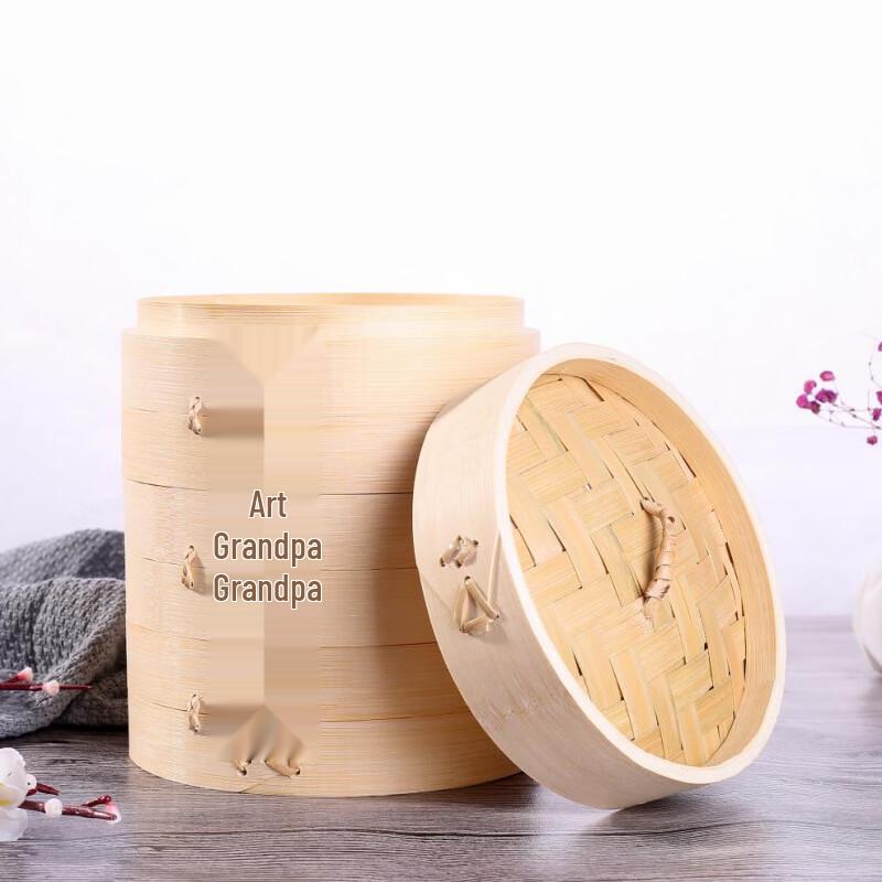 Handmade Bamboo Steamer Set